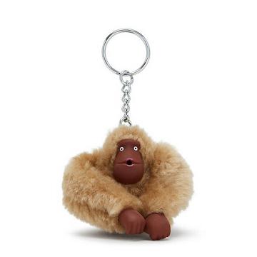 Akcesoria Kipling Sven Small Monkey Keychain Beżowe | PL 1206FD